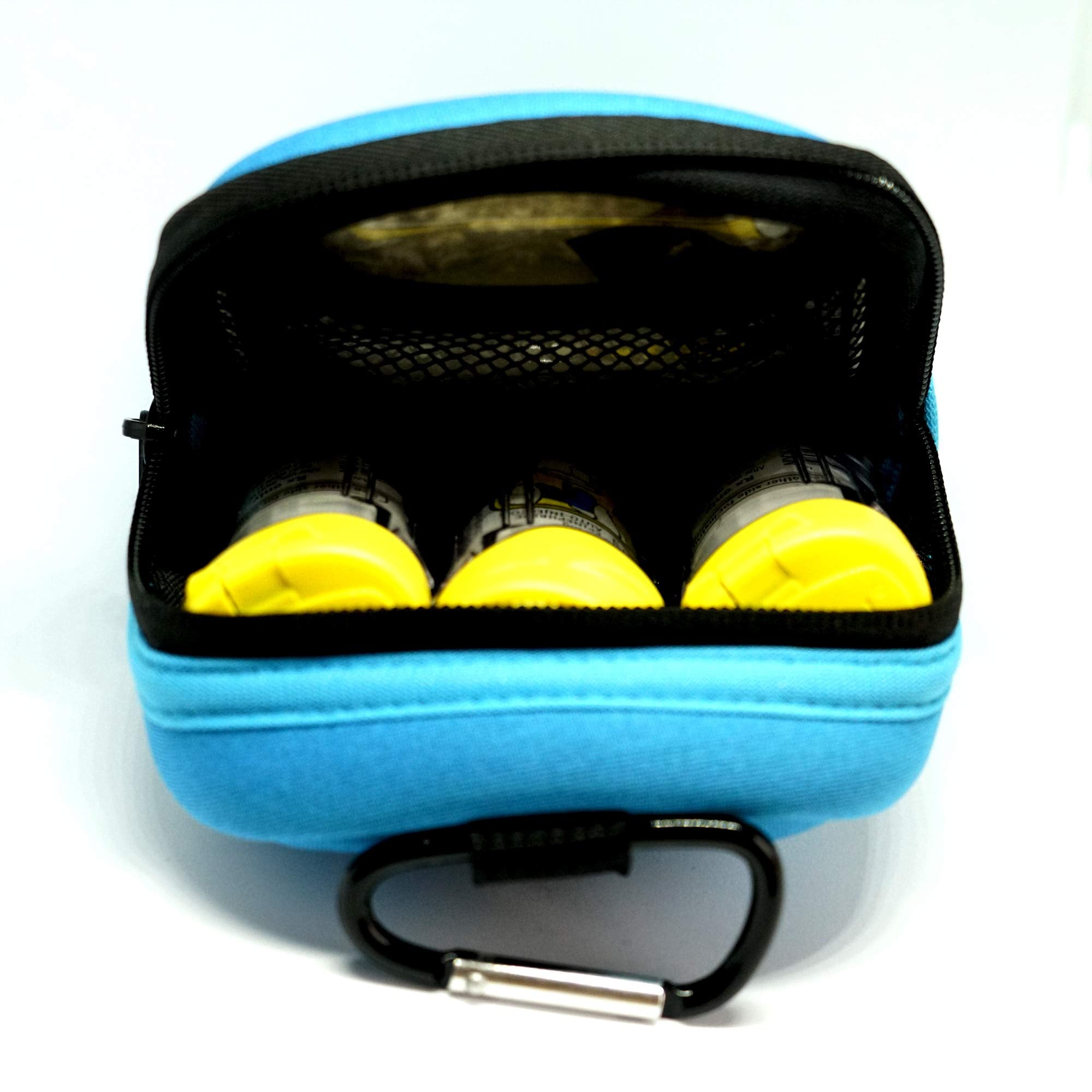EPI-TEMP Carabiner for easy-carry attaches securely to bags or belts.