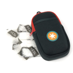 EPI-TEMP gray reversible zipper for easy access