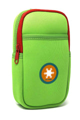 EPI-TEMP side pocket for allergy information card.