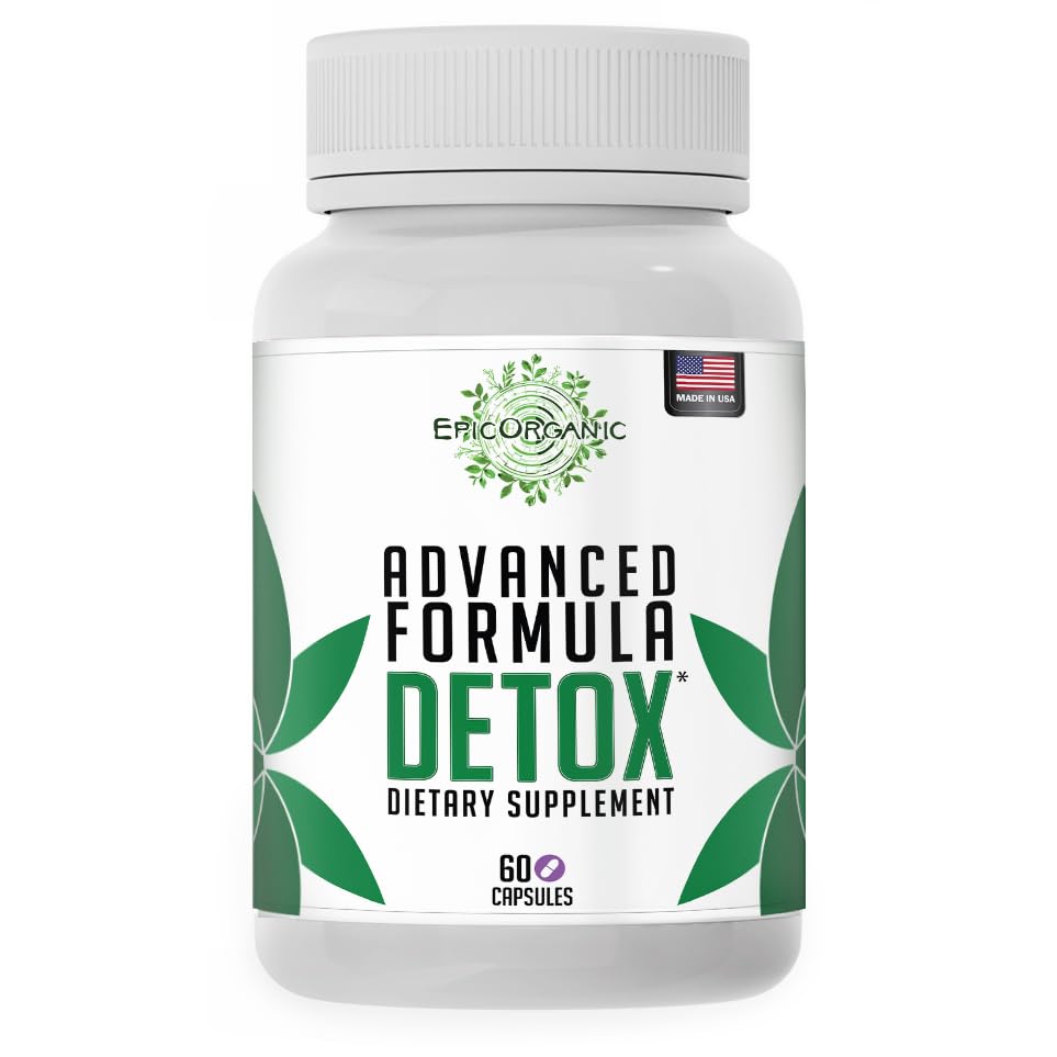 Epic Organicum Total Detox bottle front for daily wellness routine