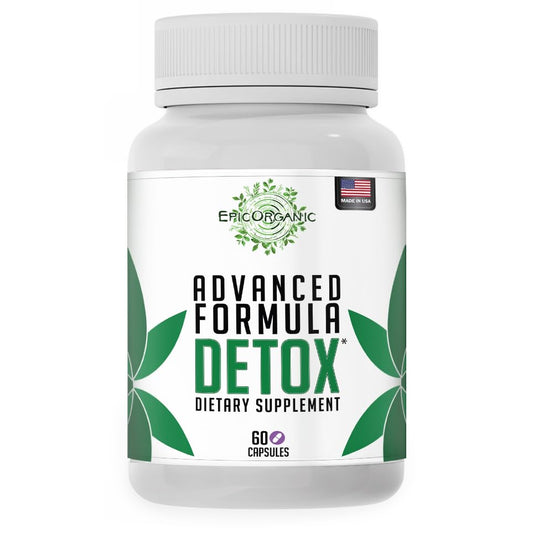 Epic Organicum Total Detox bottle front for daily wellness routine