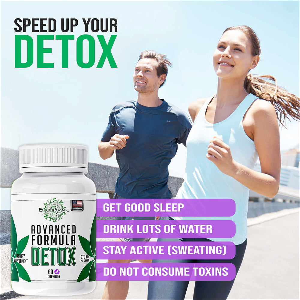Epic Organicum Total Detox capsules ready for a daily routine