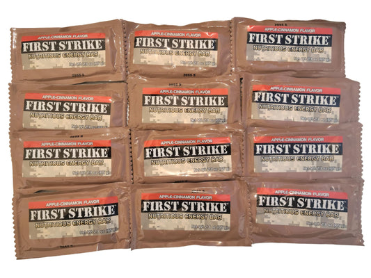 EPIDEMIC PROOF First Strike Energy Bar 2.3oz, ready-to-eat snack for quick on-the-go energy