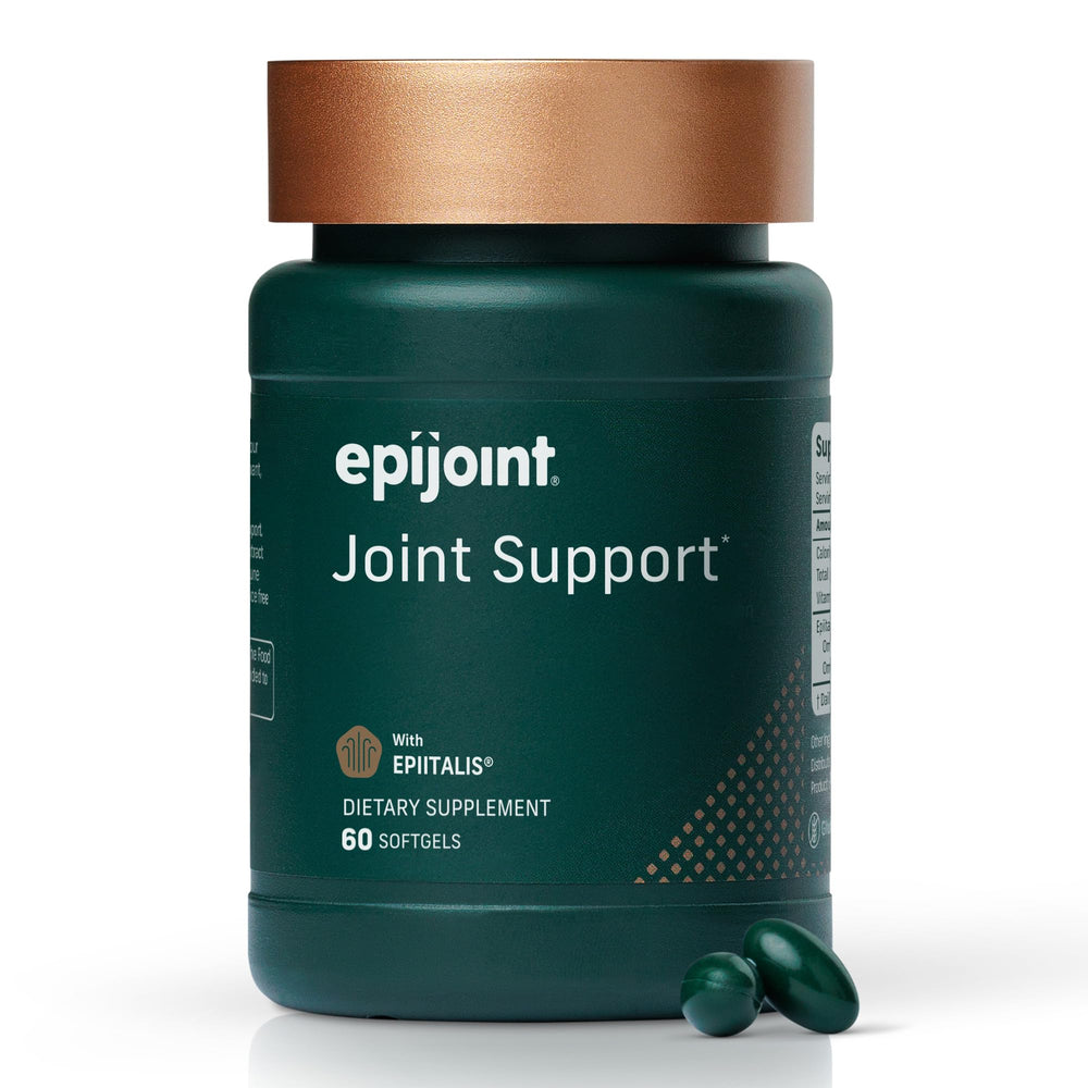 EPIJOINT bottle front shows mobility support for daily activities
