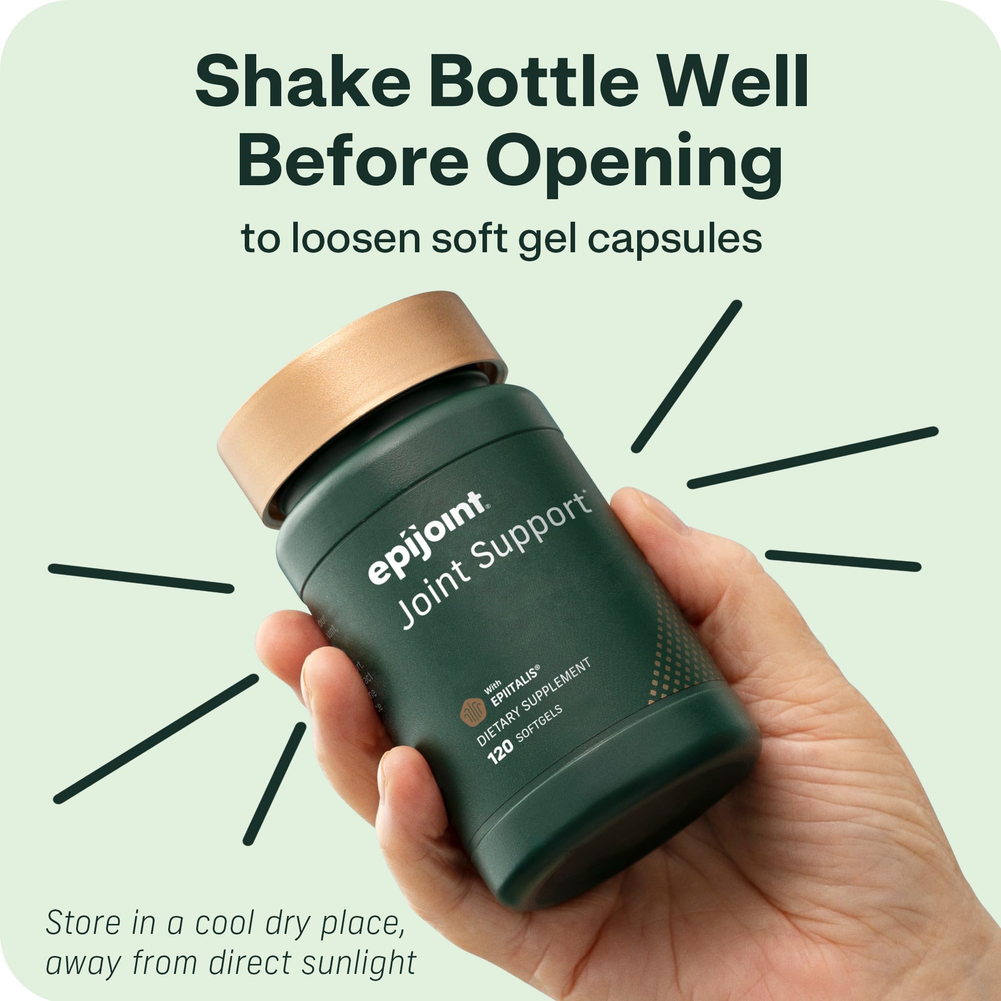 EPIJOINT neutral-flavored capsules ready for daily wellness
