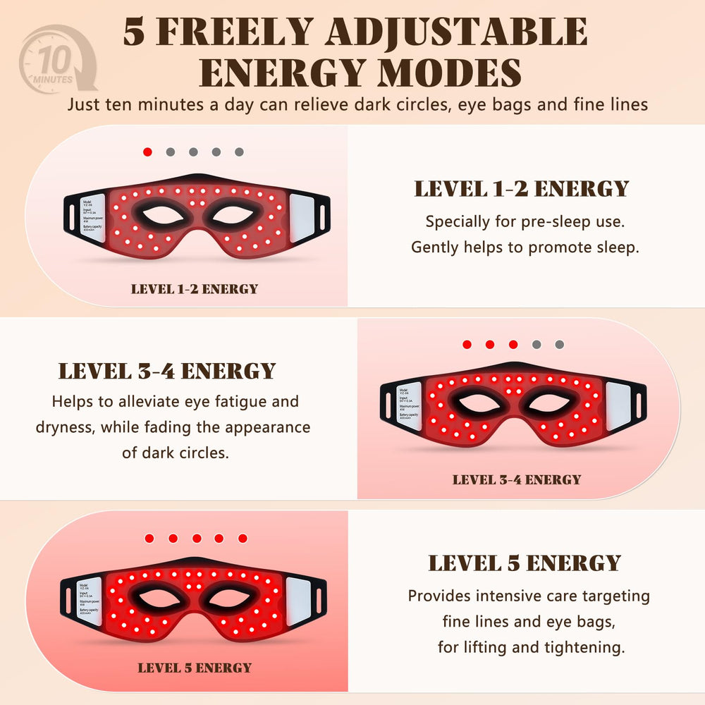 Epinuo USB-powered eye mask for use with power bank or laptop