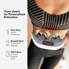 EpixCare Abdominal Massager Belt red light therapy supports soothing sessions for digestion support.