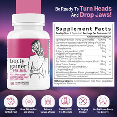 EPN Booty Gainer Pro Series capsules neatly presented to support glute development.