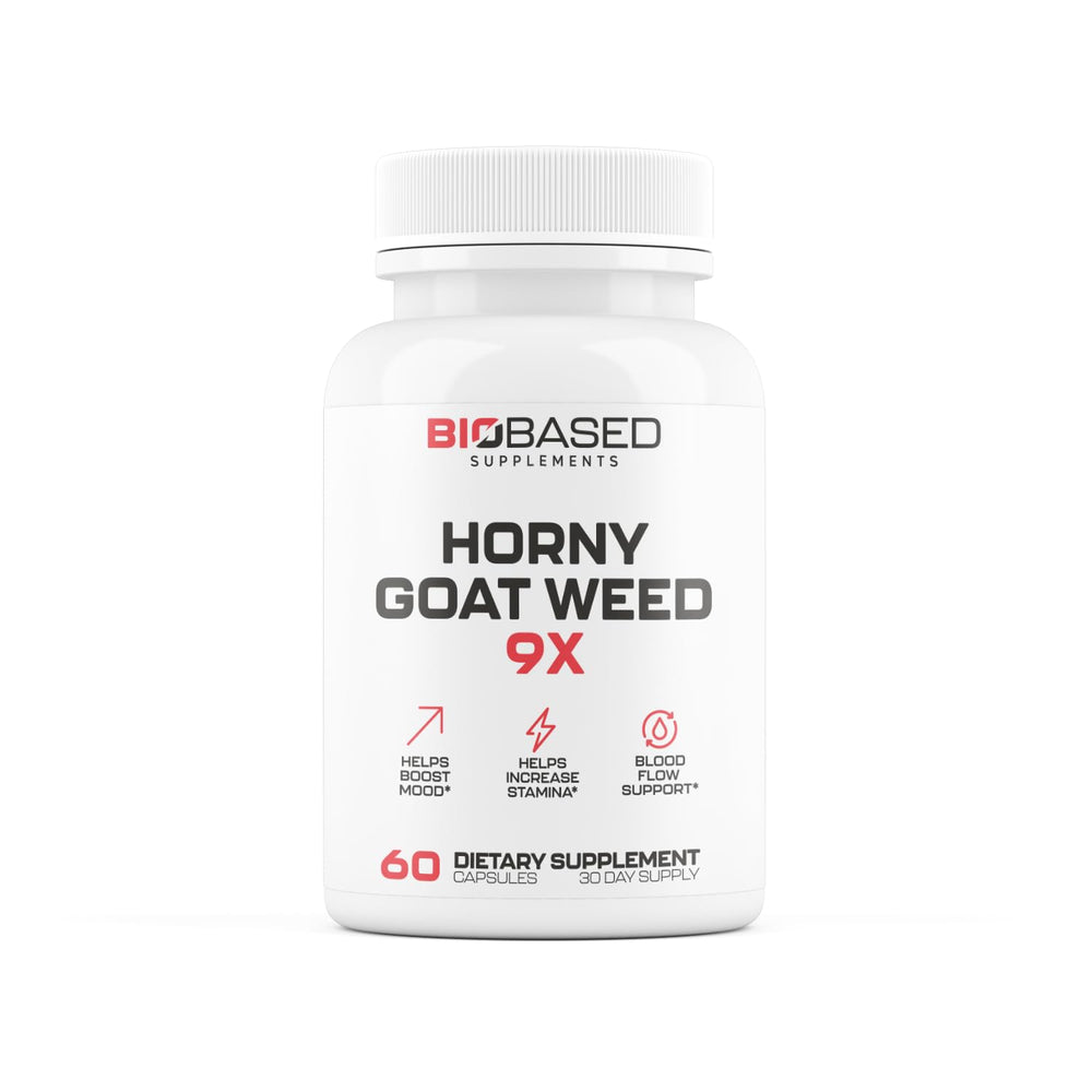EPN Supplements Horny Goat Weed bottle highlighting convenient daily support