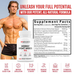 EPN Supplements Horny Goat Weed pills closeup with energy potential