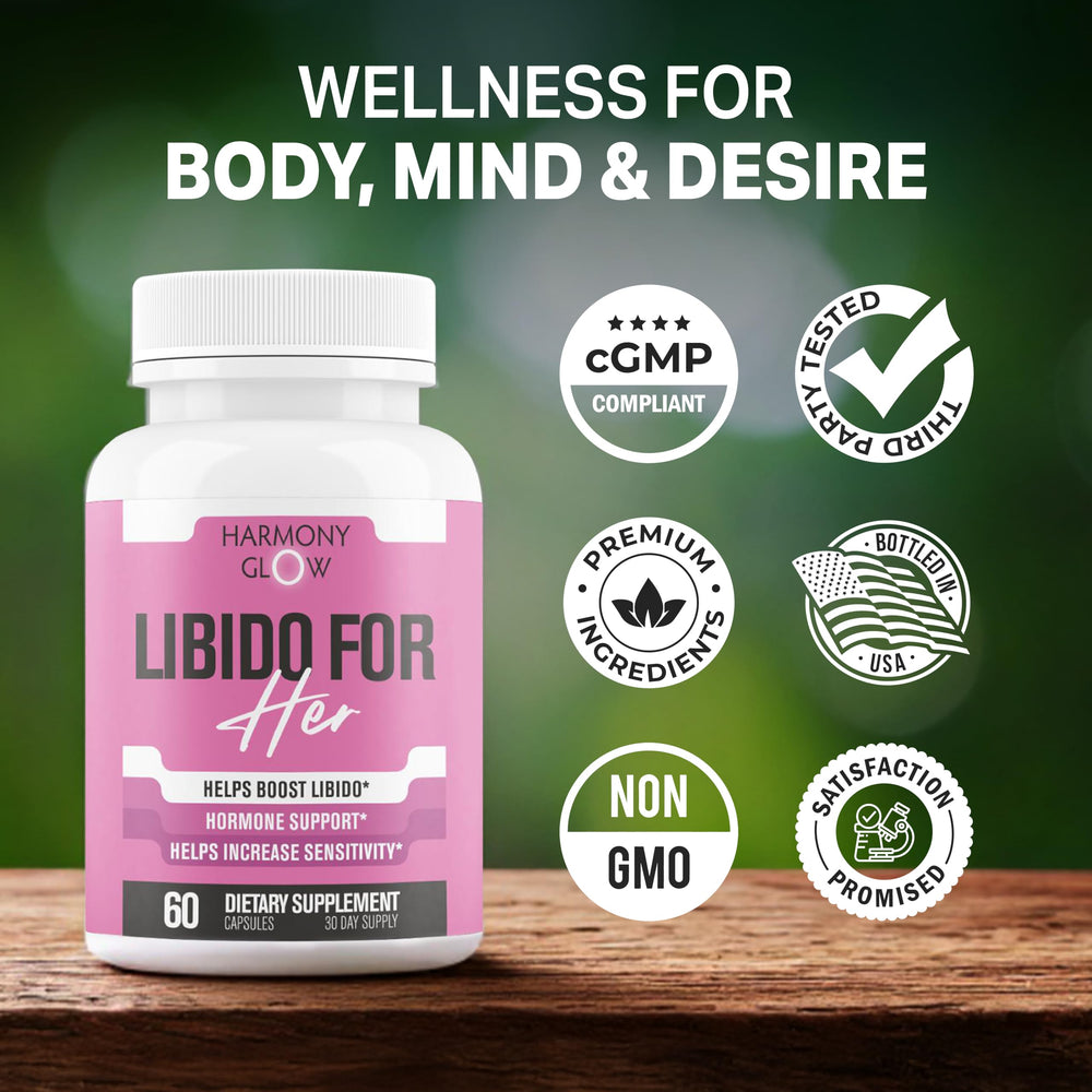 EPN Libido for Her label details illustrating natural ingredients and safe use.