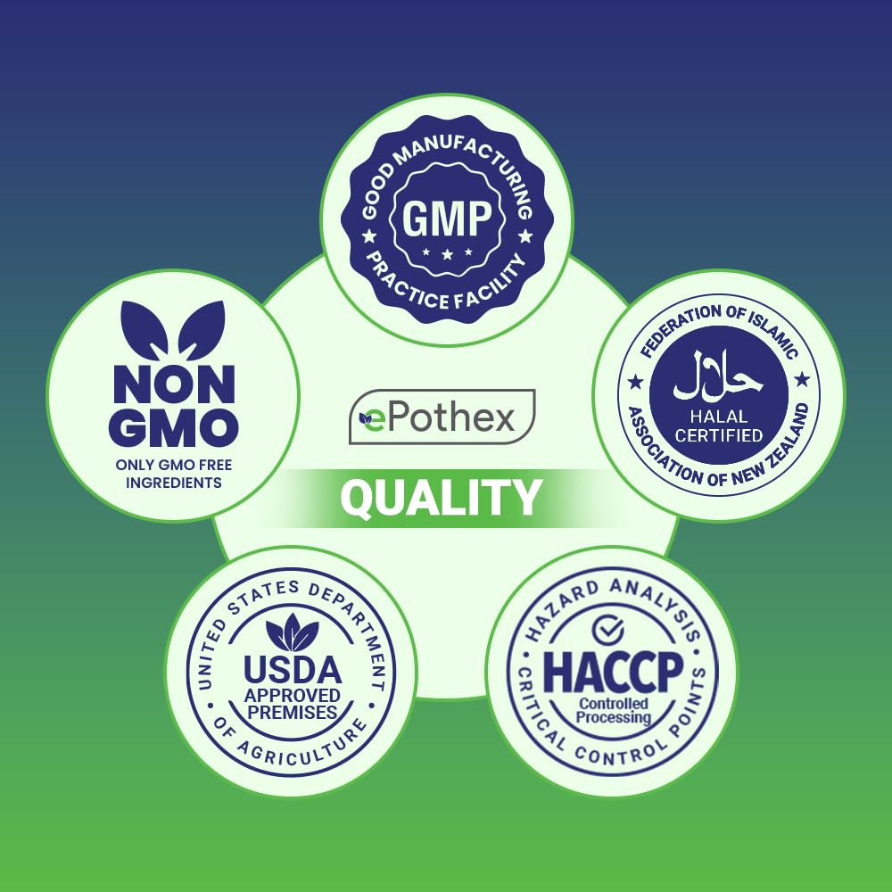 EPOTHEX Raw Grass-Fed Desiccated Bovine Thyroid New Zealand origin label reflects quality