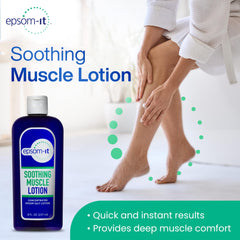 EPSOM-IT Arnica muscle cream application for targeted comfort after workouts.