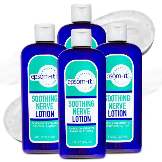 EPSOM-IT Soothing Nerve Lotion bottle for daily leg comfort