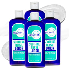 EPSOM-IT Soothing Nerve Lotion bottle for daily leg comfort