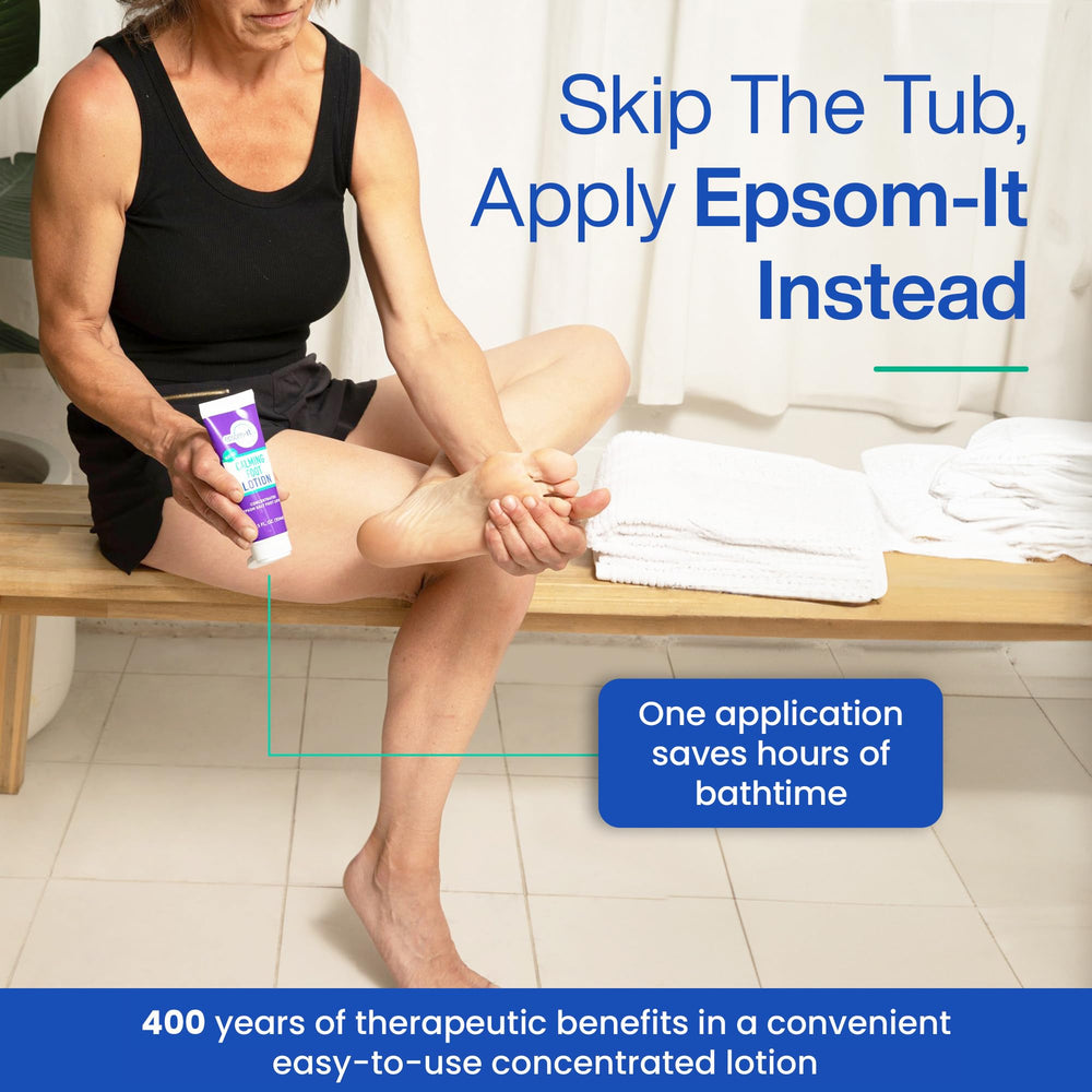 EPSOM-IT non-greasy formula moisturizes without residue for comfortable daily use.