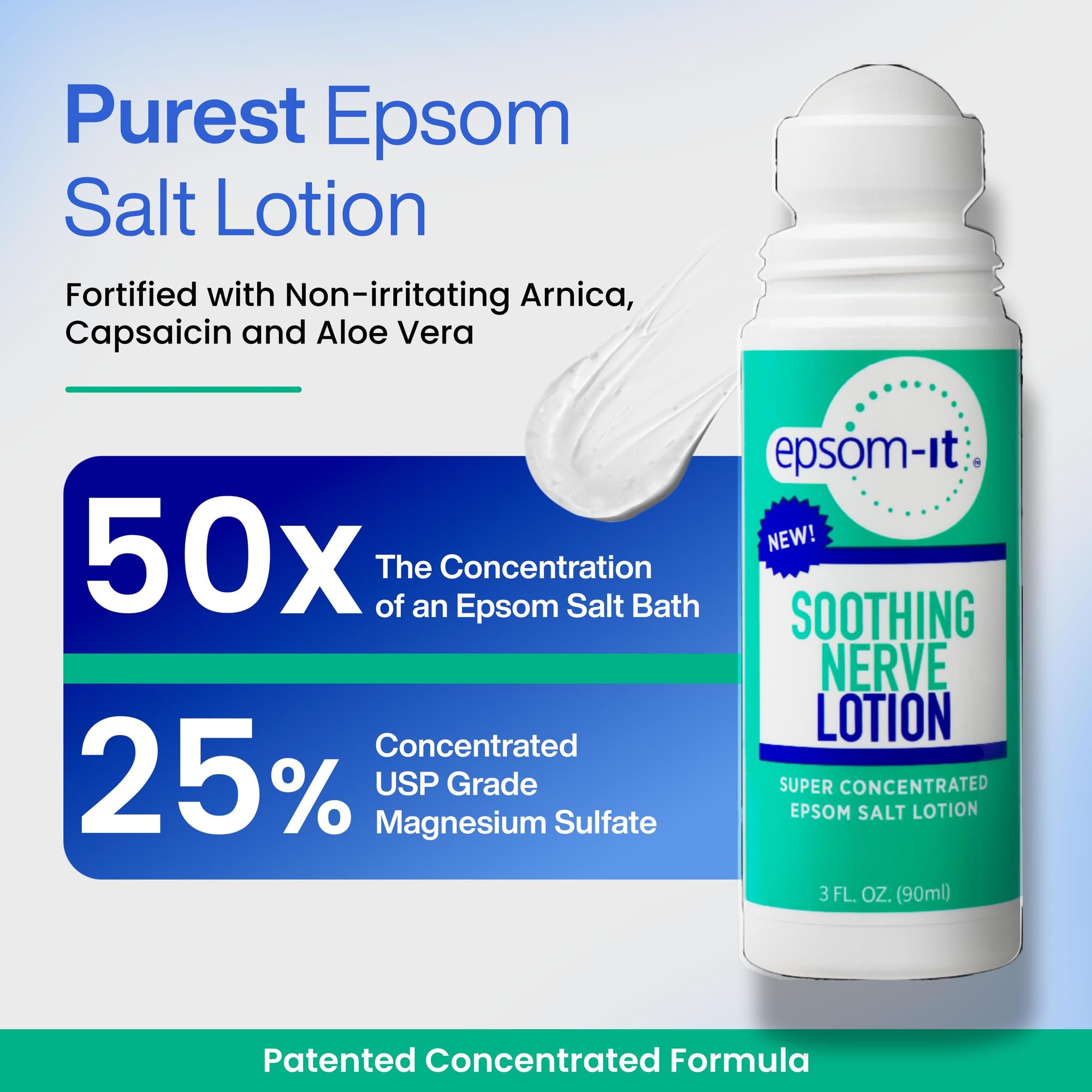 EPSOM-IT travel-friendly Roll-On packaging for on-the-go relief.