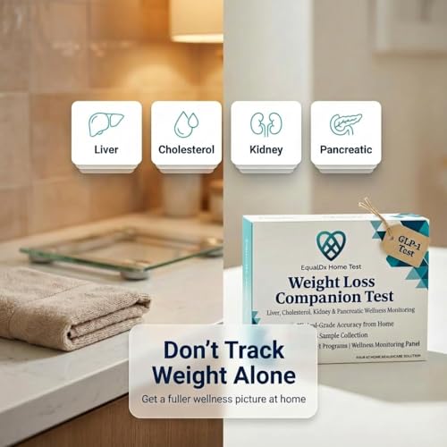 EqualDx GLP-1 Companion Bottle Collection showing painless at-home sample collection.