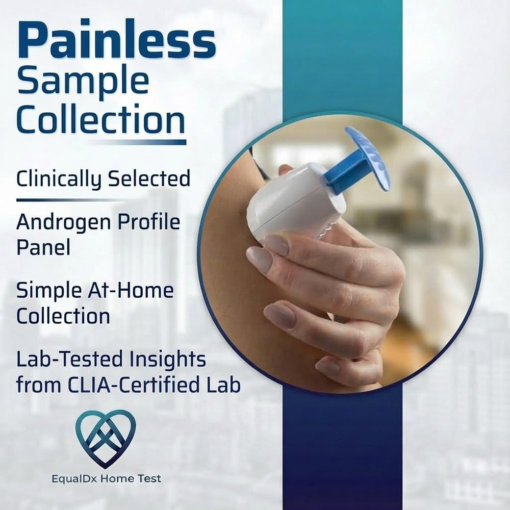 EqualDx pre-paid sample mailer designed for secure lab submission.