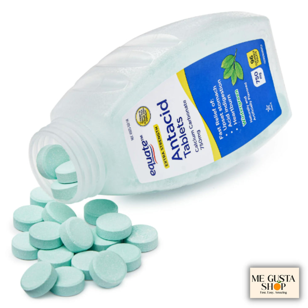 Equate wintergreen 750 mg tablets pack of 03 emphasizing large value pack.