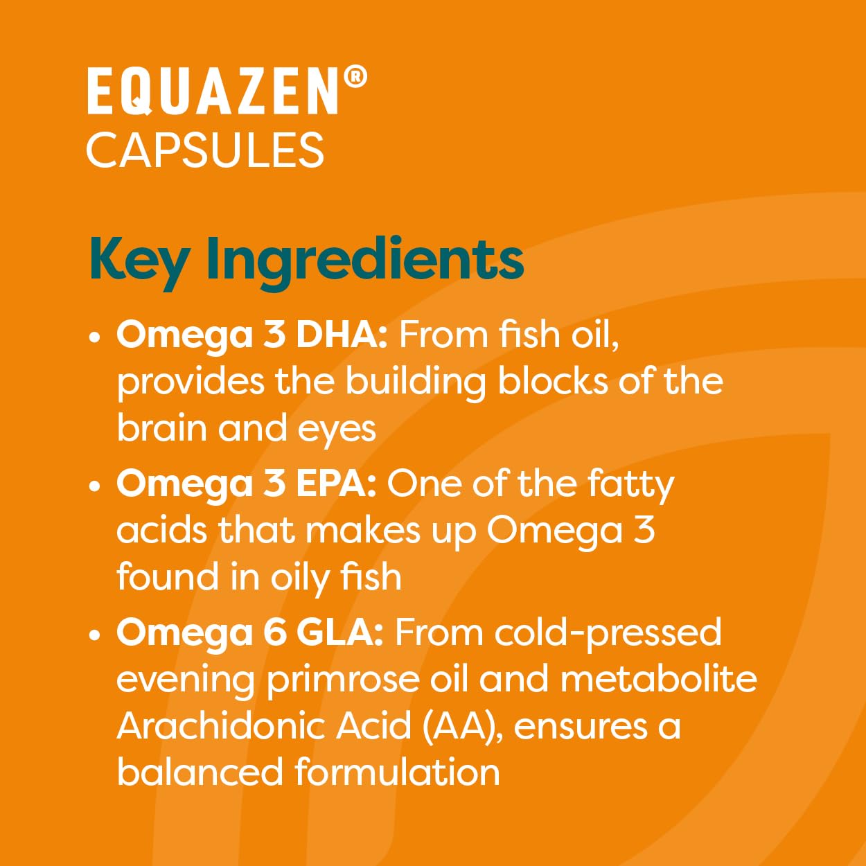 Equazen Eye Q capsules-pour demonstrating convenient daily usage