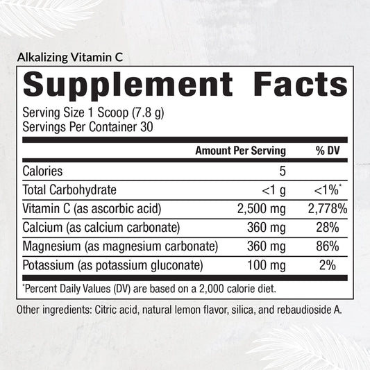 Equilife vitamin C powder scoop showing easy mixing for daily intake