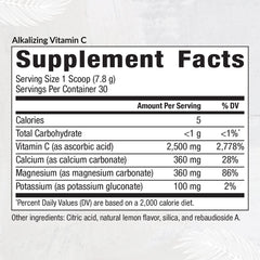 Equilife vitamin C powder scoop showing easy mixing for daily intake