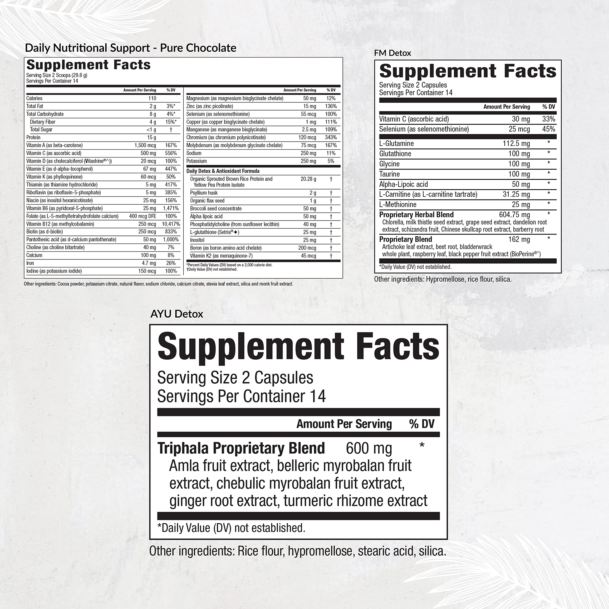 Equilife Dr. Cabral Detox capsules shown for convenient daily support and balance.