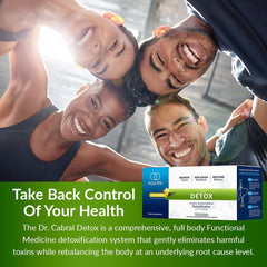 Equilife Dr. Cabral Detox wellness routine scene promotes daily consistency.
