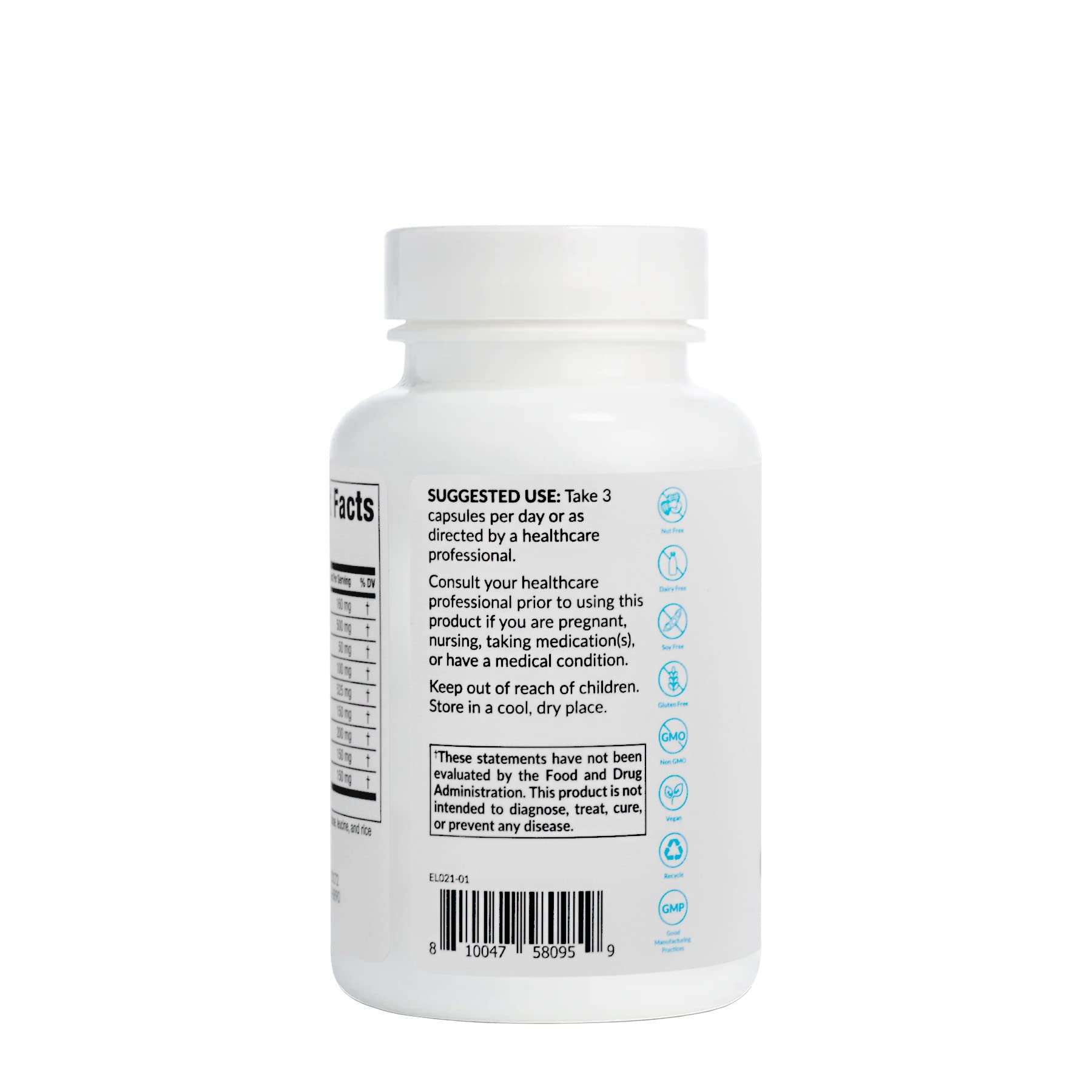 Equilife Hormone Balance capsules close-up for daily use.