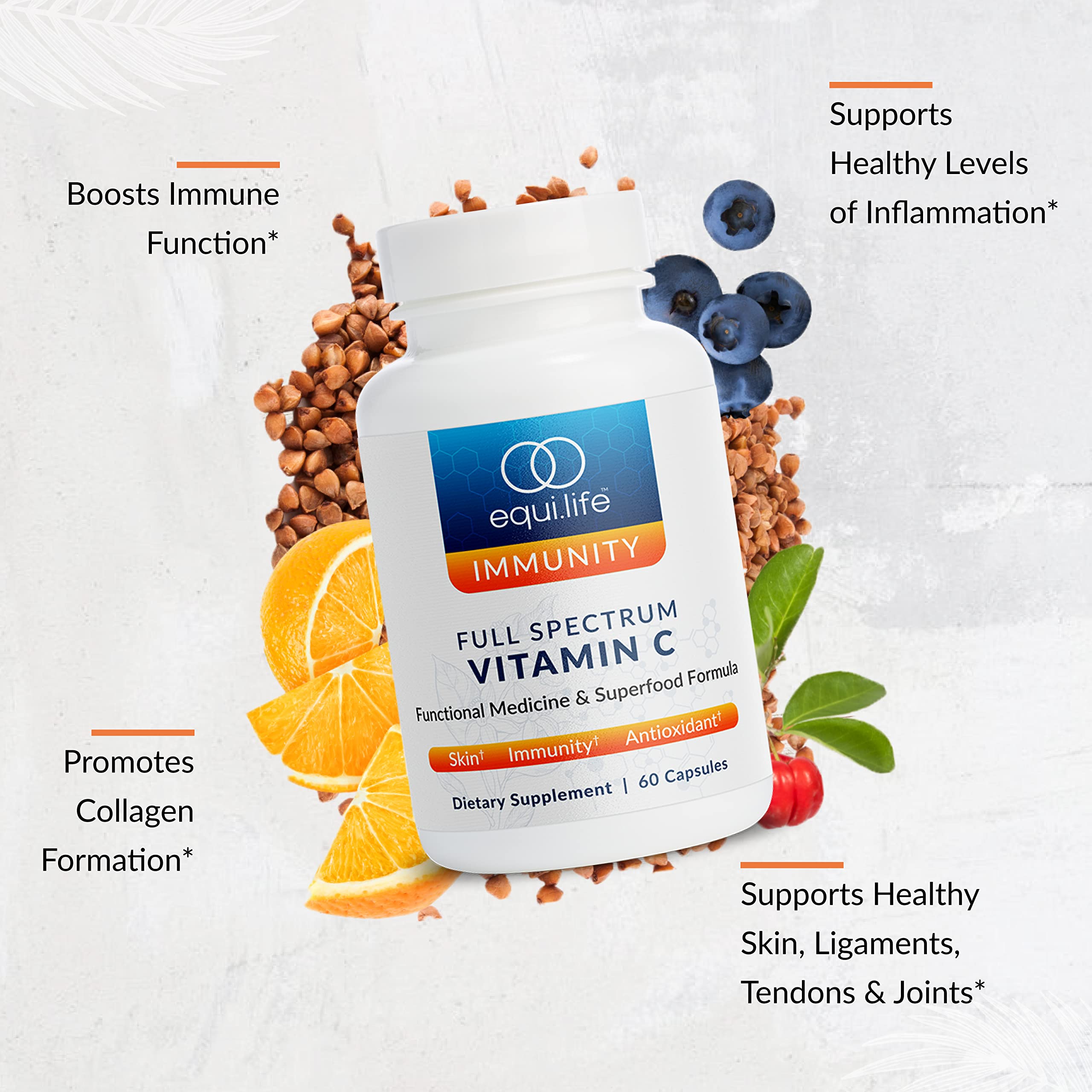 Equilife quercetin hibiscus acerola blend image highlights natural antioxidants