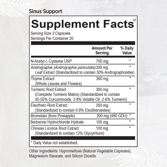 Close-up of Equilife capsule blend for seasonal sinus comfort