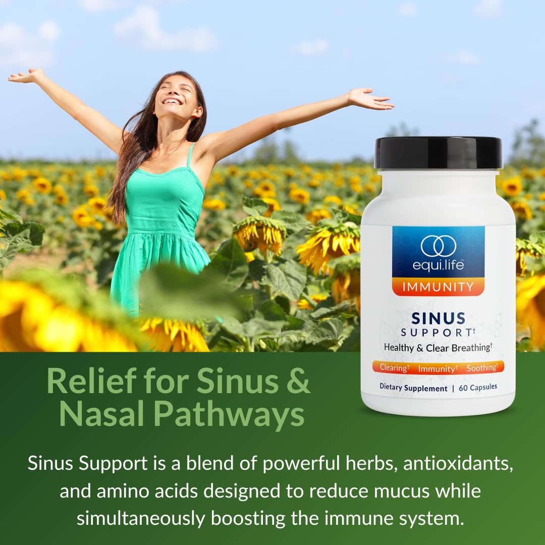 Ingredients display: thyme and bromelain near Equilife Sinus Support