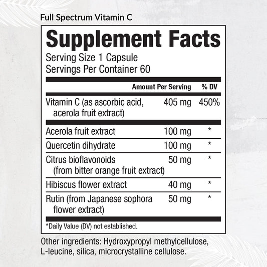 Equilife vitamin C capsules closeup emphasizing easy one-a-day use