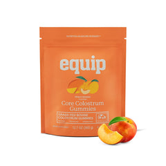 Equip Foods Core Bovine Colostrum Gummies jar-front for easy daily immune and gut support