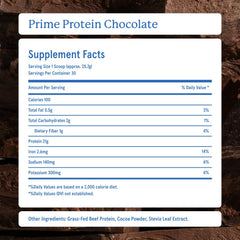Peanut butter Prime Protein Powder scoop for gluten-free protein mix.