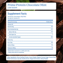 Third-party testing badge signals trusted quality for Prime Protein.