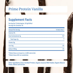 Third-party testing badge visible on Equip Prime Protein label.