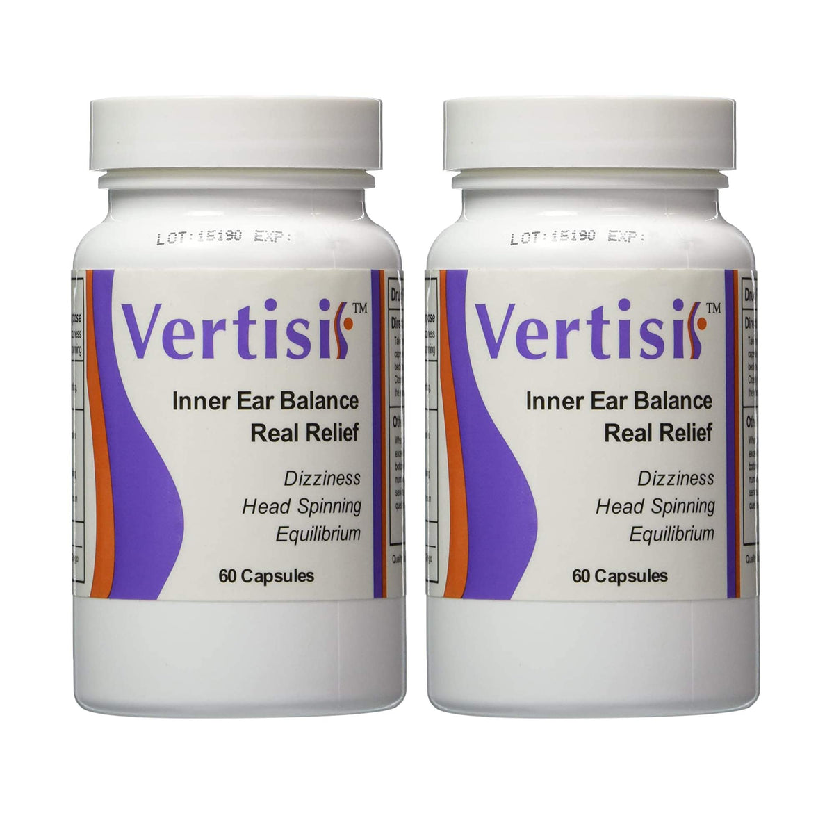 Equitab Vertisil Vertigohelp bottle pour for quick on-the-go dizziness relief.