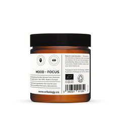 Smoothie with Erbology Lion's Mane powder adding earthy, plant-based nutrition