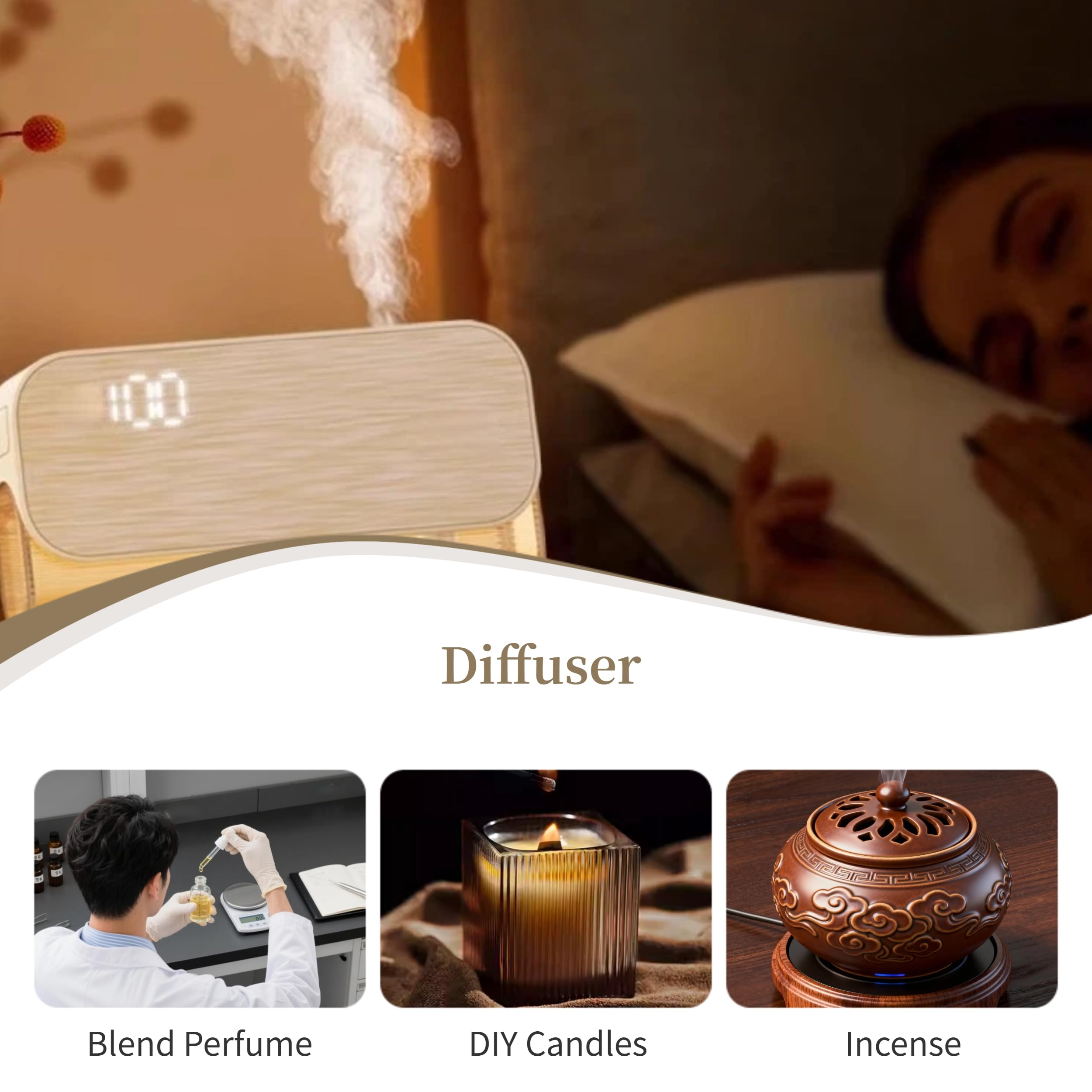 Candle making with Ercao oud oil for cozy aroma