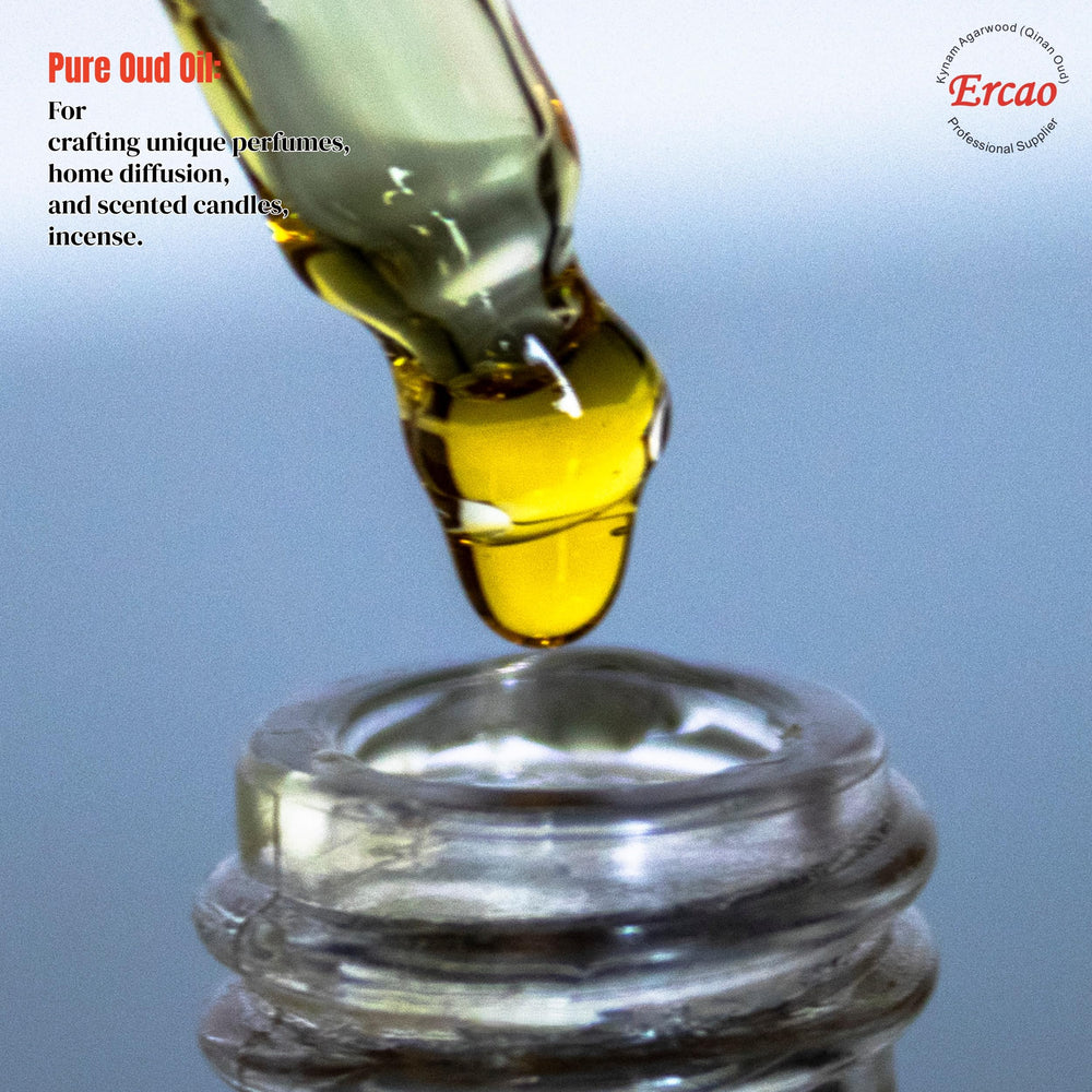 Ercao Oud candle-making with deep, layered aroma.