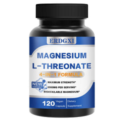ERDGXI magnesium L-threonate bottle showing high absorption formula.