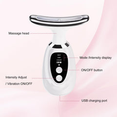 erdnretl neck-eye-face massager compact tool for on-the-go beauty routines.