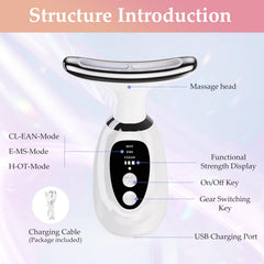 Erdnretl portable rechargeable facial massager fits on the go skincare.
