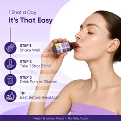 ERIC FAVRE Pure Collagen+ formula with hyaluronic acid and vitamin E for hydration