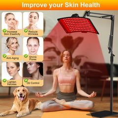 Erinrch curved design delivers wide coverage for comfortable at-home sessions.