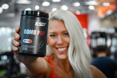 ES FIT Amino Powder scoop ready-to-measure serving for quick pre or post workout