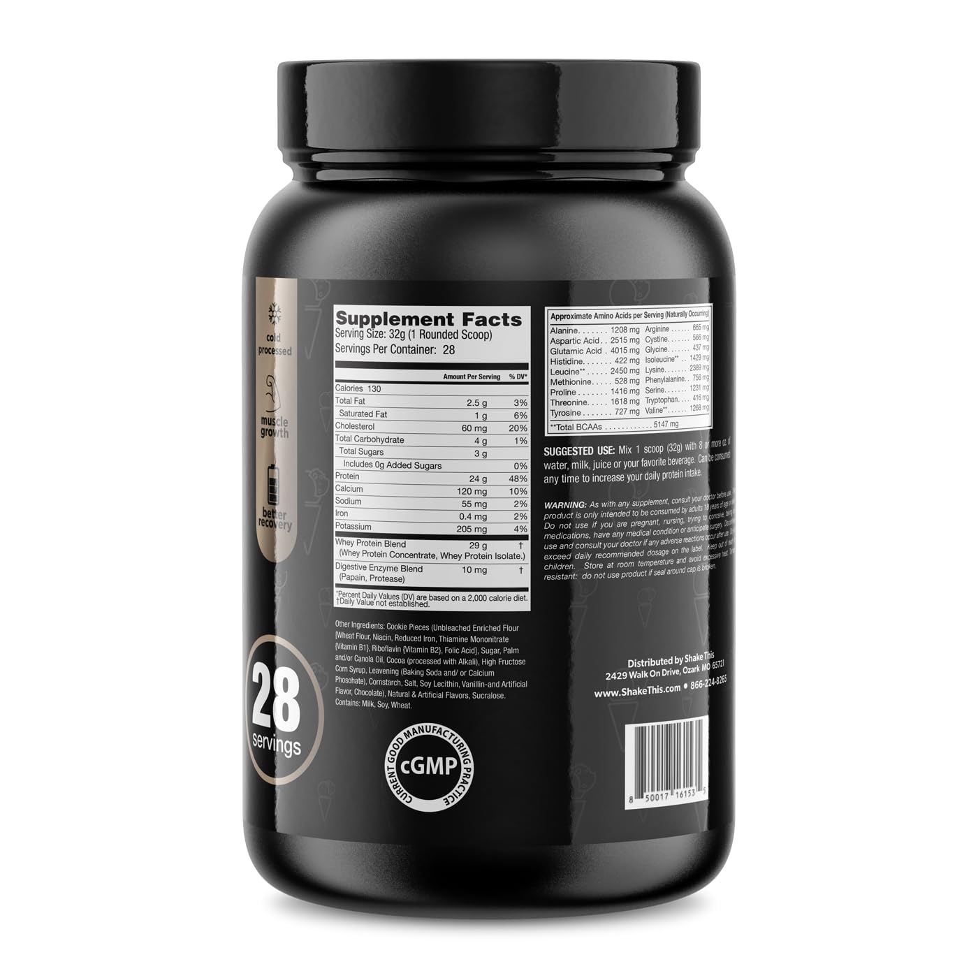 ES FIT whey protein shaker bottle shows quick-make shake with fast-absorbing protein.