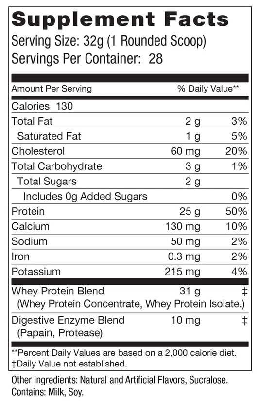 ES FIT Whey Protein Cinnamon Swirl shake in glass, convenient protein source for mornings or training days.